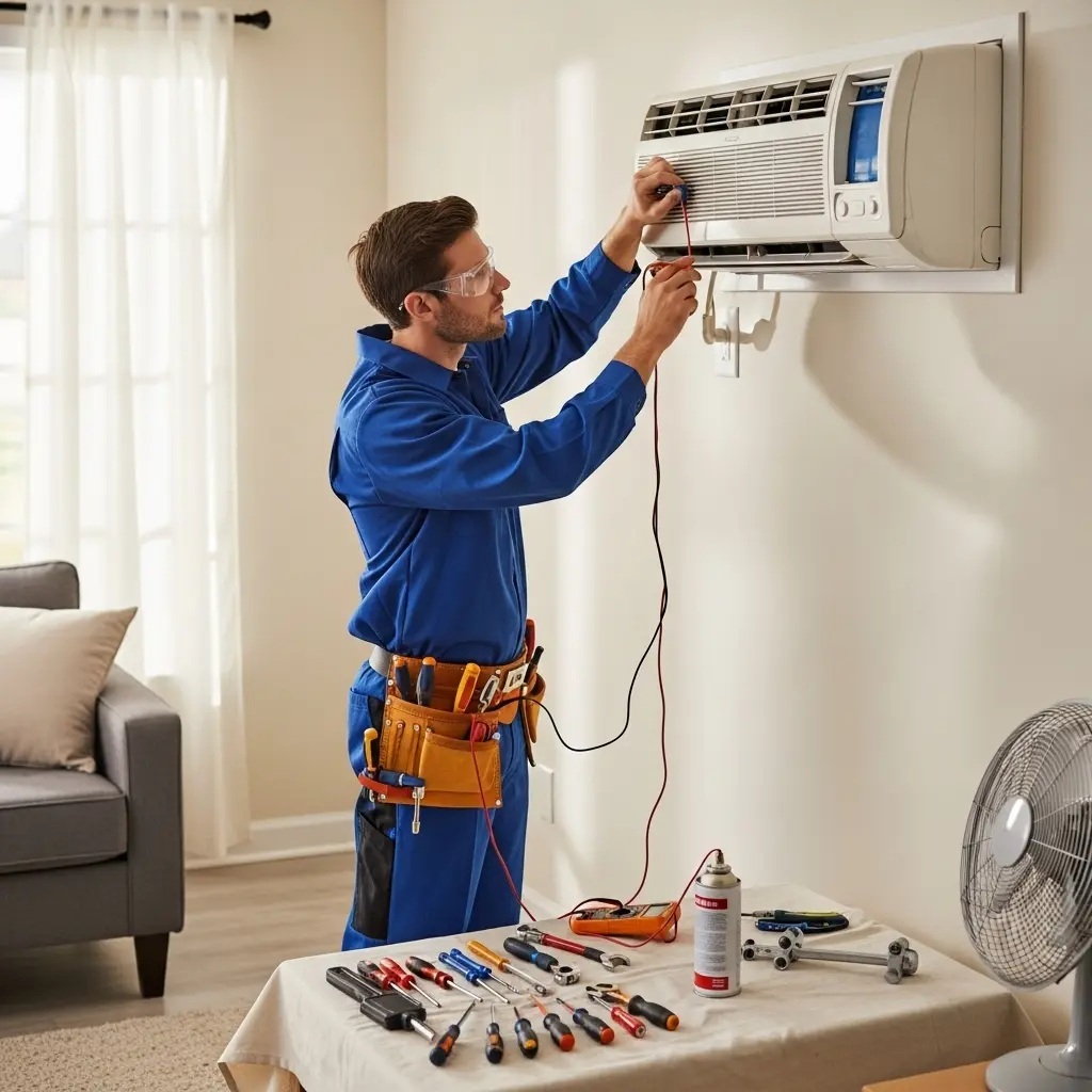 Akhisar Baxi Baxi klima gaz dolumu ve bakım – Enerji verimliliği artırıldı. - Teknik servis örneği